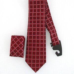 Karako Collection (NWT) Men's Silk Tie & Pocket Square Set